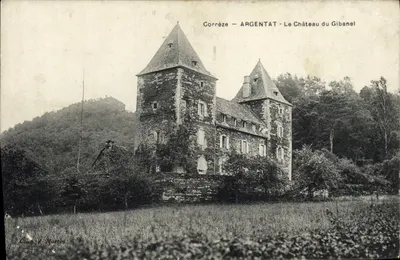Argentat - O Castelo do Gibanel — Corrèze — Editor: Ch. & M. Nourry