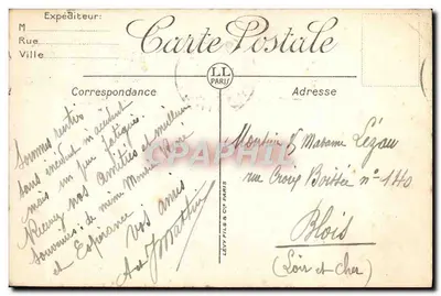 Paryż — Arc de Triomphe — Wydawca Lévy Fils & Cie, n°1440 — Rewers