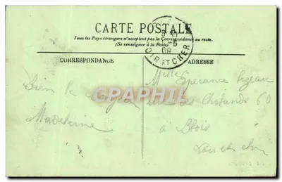 Les Sables-d'Olonne - De Zoutmarsen - Een Mulon — Uitgever: Arme & Cie, n° 164 — Achterkant