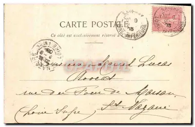 Savenay - Velho Molino Banal — G. Janssou, editor — Verso