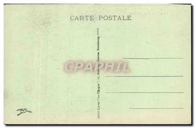 Strasburg — Plac Grande Boucherie — wydawca 'Karty "La Cillogue"' — Rewers