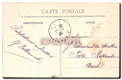 LYON - Fontaine Bartholdi — H. R. et Cie, editores, Lyon — Verso