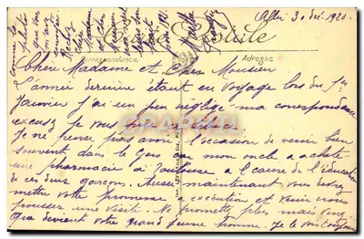 Albi — As Gargalhas da Catedral — LL. — Editor: Lévy Julien, n° 93 — Verso