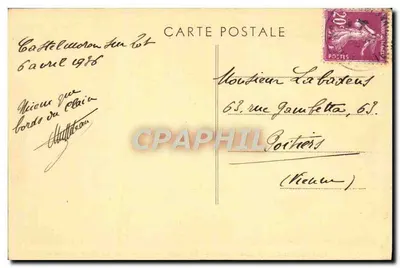 Saint-Sylvestre (Lot-et-Garonne) — Widok na dolinę Lotu — wydane przez C. P. A. (Lot-et-Garonne) — Rewers