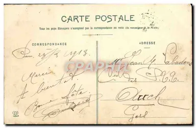Pau - Het Kasteel van Hendrik IV — De Basses-Pyrénées — Fototipie Labouche Frères, Toulouse — Achterkant