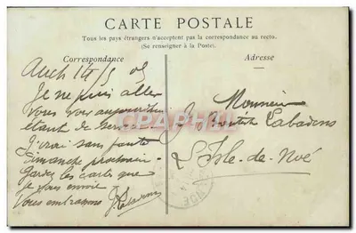 Toulouse — Coluna da Batalha do 10 de abril de 1814 — Collections ND Phot — Verso