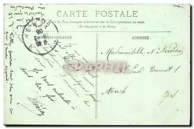 Toulouse — Le Monument d'Armand Sylvestre au Jardin des Plantes — LL. — Verso