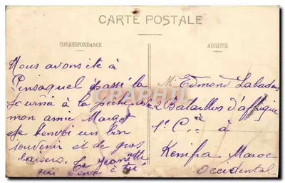 La Haute-Garonne — Avenue d'Auterive — Fototipia Labouche frères, Toulouse — Verso
