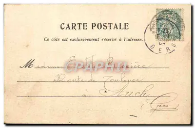 Toulouse — Museo de Arte Retrospectivo. Colegio Saint-Raymond. — Reverso