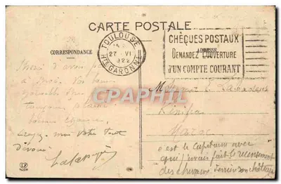 Zamek Maragon — Ramonville-St-Agne, przez Toulouse — Fototypia Labouche Frères, Toulouse — Rewers