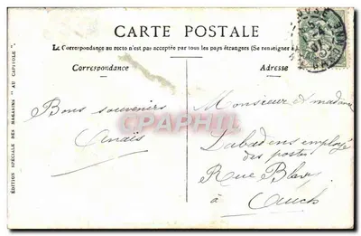 Toulouse — OS PONTES GÉMEOS — MERCK-PARIS — Verso