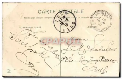Vallei van Luchon - Frontignan - Algemene Uitzicht — Les Pyrénées (1ère Série) n°413 — Achterkant