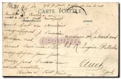 Wald von Fontainebleau — La Tour Denecourt — Verlag: 87 — Rückseite