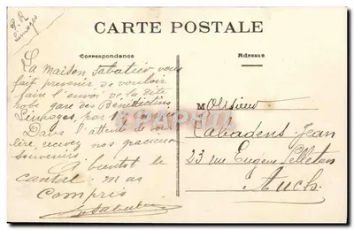Limoges — Um beijo do Limousin — editor não visível, n° 35 — Verso