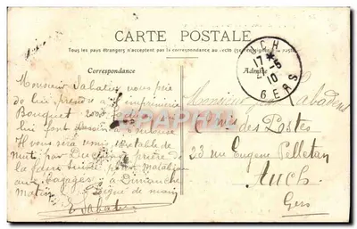 Le Cantal Pittoresque — La tour de Mardogne, Joursac — éditeur Recouals, n° 466 — Verso