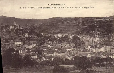 Champeix e seu Vignoble — A Auvergne — J. Gouttefange Ed. (n° 5191)