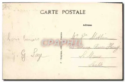 Le Croisic (Loire-Inf.) — Kąt plaży Por — F. Chapeau, Nantes, n°293 — Rewers