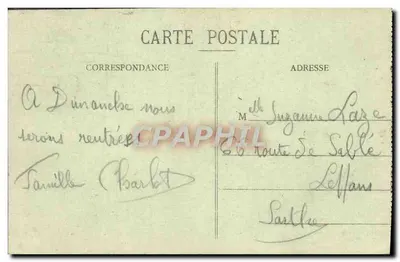 LILLE - La Préfecture - La Prefettura — editore LS, J. Hautmont, n°7 — Verso