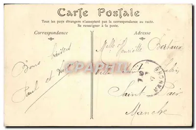 Langrune-sur-Mer — La Digue w dzień burzy — ND Fot. — Rewers