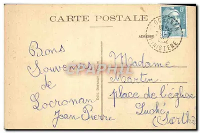 Locronan (Finistère) — Die Kirche (15. Jahrhundert) — Altar der Jungfrau — Rückseite