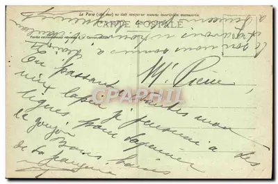 Locmariaquer — Wewnętrzna część Mané-Lud — Laurent Nel, Rennes, nr 3030 — Rewers