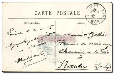 Lorient — Widok Mostu Bonhomme — Zbiór Villard, Quimper — Rewers