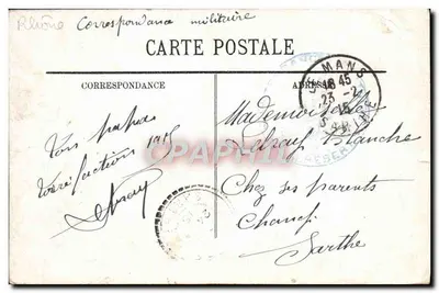 Lyon — A Praça Bellecour e o Coteau de Fourvière — editor desconhecido, n° 4 — Verso