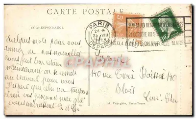 Place de la Concorde — Les Fontaines et l'Obélisque — A.P. — Verso