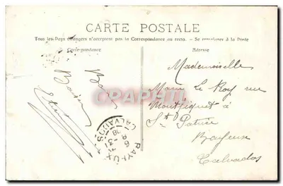 Carnaval de Toulon, 1908 — Sua Majestade Gargantua — Cliché Giraud — Verso