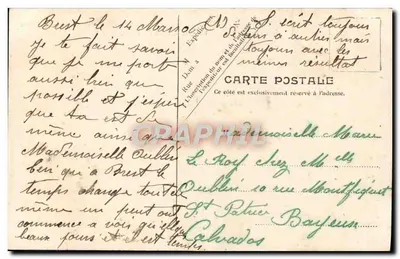 Brest — Vista general del Puerto de Guerra — P. Paris, n.º 41 — Reverso