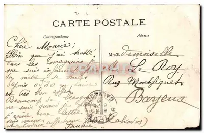 PARIS — Panorama da Place de la Concorde — editor anônimo, n° 688 — Verso