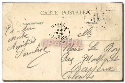 Lanterna Diogenesa w 1820 — Saint-Cloud — C.M. nr 48 według Develly — Rewers