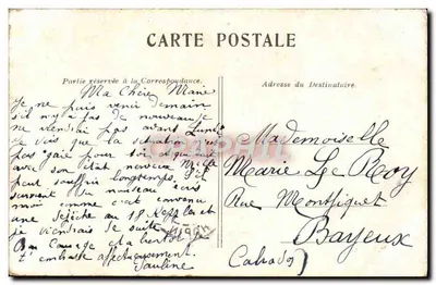 Paris — Gare Saint-Lazare — Editor Chôpin, n° 10 — Verso