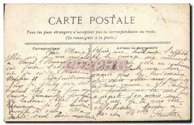 Nuestra Señora de Maisons-Blanches — París — editor París, n° 225 — Reverso