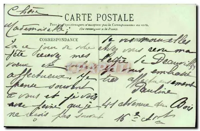Paris — A Igreja de Saint-Sulpice — Os Órgãos — LL. — Editor LL, n° 762 — Verso