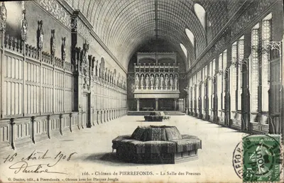 Zamek PIERREFONDS — Sala Preuzów — G. Duclos, wyd., w Pierrefonds — nr 166