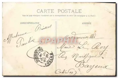 Zamek PIERREFONDS — Sala Preuzów — G. Duclos, wyd., w Pierrefonds — nr 166 — Rewers