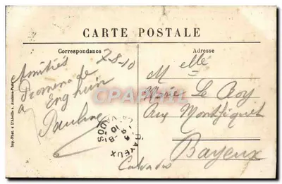 Enghien-les-Bains — Le Casino, la Fonderie Sud-Est, Le Jardin des Roses et le Théâtre — L'Abellie, n°19 — Verso