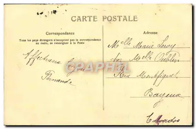 Coutances — Jardin Public — Obélisque — Rewers