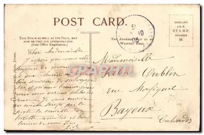 Valley des Vaux, Jersey — widok z parku — wydawca Albert Smith, n° 342 — Rewers