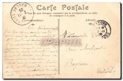 Carteret (Manche) — O Navio « Le Cygne » chegando de Jersey — ND Phot, n°77 — Verso