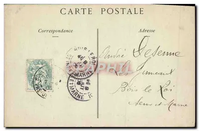 Boulogne-sur-Mer — Efekt falowania przez dużą morze — kolekcja ND Phot, n°55 — Rewers