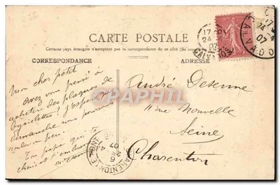 Caen — O Castelo, a Porta Bon Secours — L. D. 26 — Verso