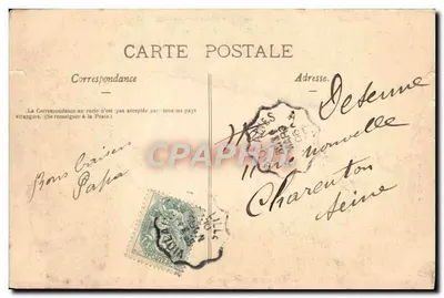 Mineiros e Reculador de carvão em pequena mina — J. Quallin, Arras — Dijon — Série 10 — Verso