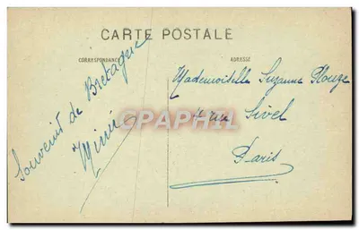 Wyspa Plouha i skała La Mauve — seria 97 — wydawca Galle & Cie, Plouha — Rewers