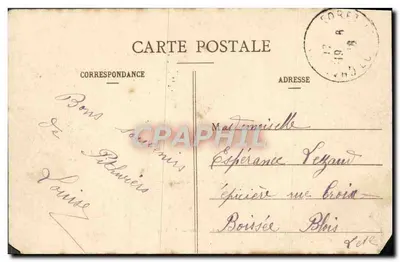 Pithiviers - Casa de Fazenda La Haye — Livraria Louis Joly, Pithiviers — Verso