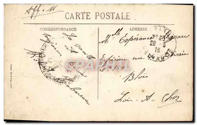 Lisieux — Oude Huizen, Rue au Char — LL. — Achterkant