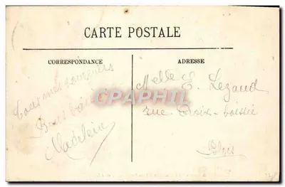 Cheverny — Zamek — Pokój Sypialny Króla — LL. n°11 — Rewers