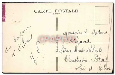 Orléans - La Cattedrale di Santa Croce (Facciata Nord) - Editore Lenormand, Orléans — Verso