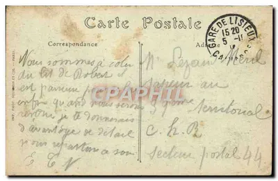 Lisieux — Le Collège Paul et la Rue Banaston — ND. Phot. n°1743 — Rewers